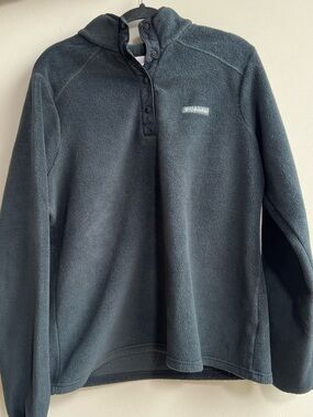 Columbia Dark Charcoal Quarter-Snap Fleece Pullover